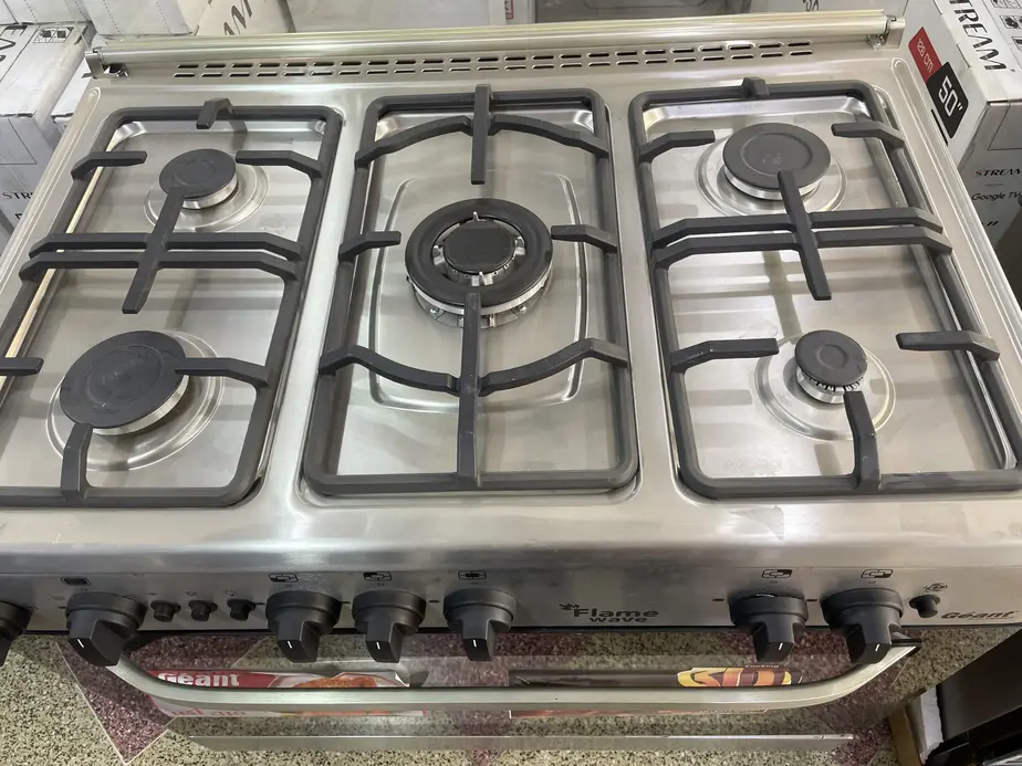 GEANT 5 Feux Double Ventilateur Inox – Image 2