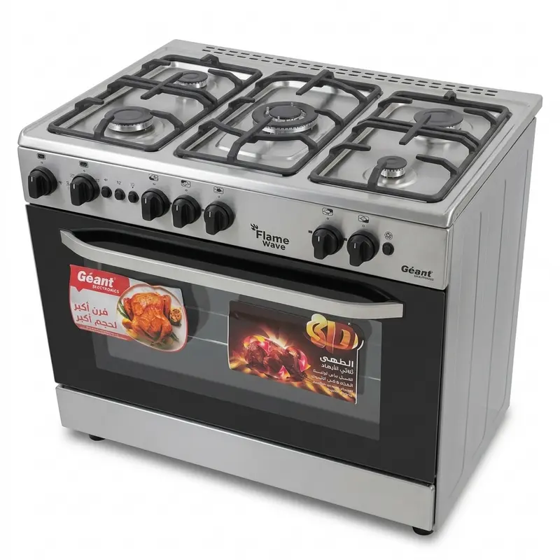GEANT 5 Feux Double Ventilateur Inox